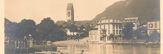 Kirche Unterseen mit Haberdarre geschn